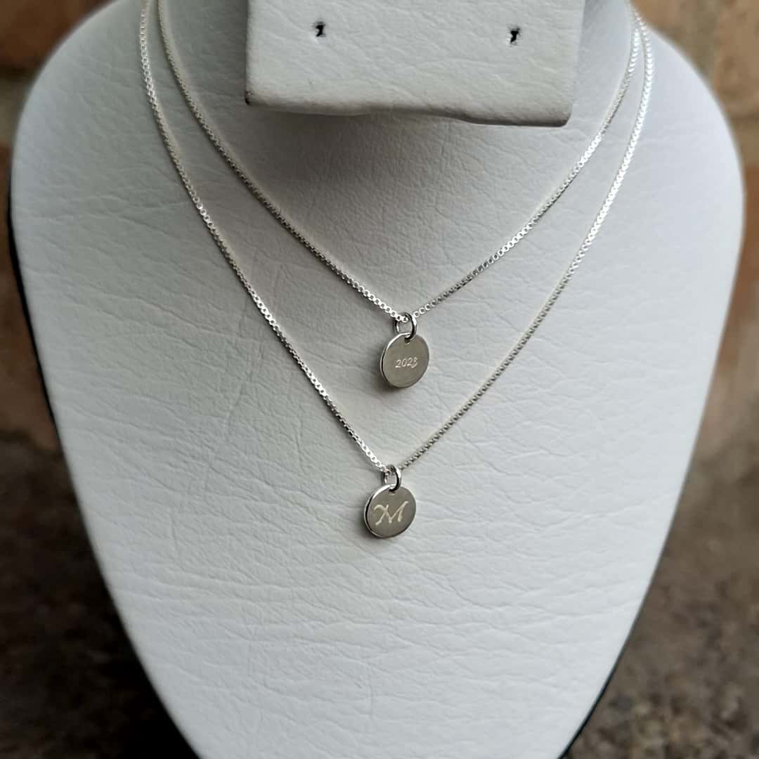 Dije de Letras Inicial En Plata