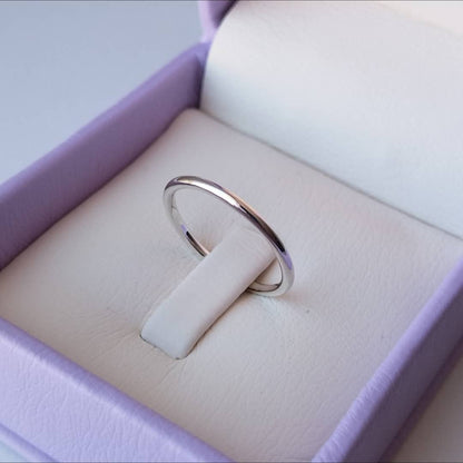 Anillo Sencillo En Plata