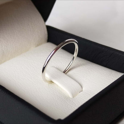 Anillo Sencillo En Plata