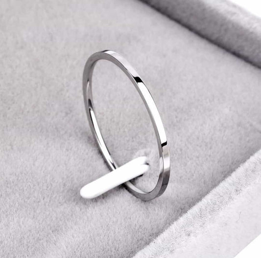 Anillo Sencillo Minimalista Plata 925