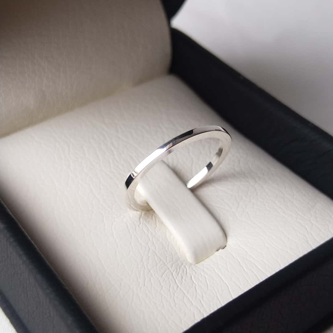 Anillo Sencillo Minimalista Plata 925 Jewelry Reparaciones