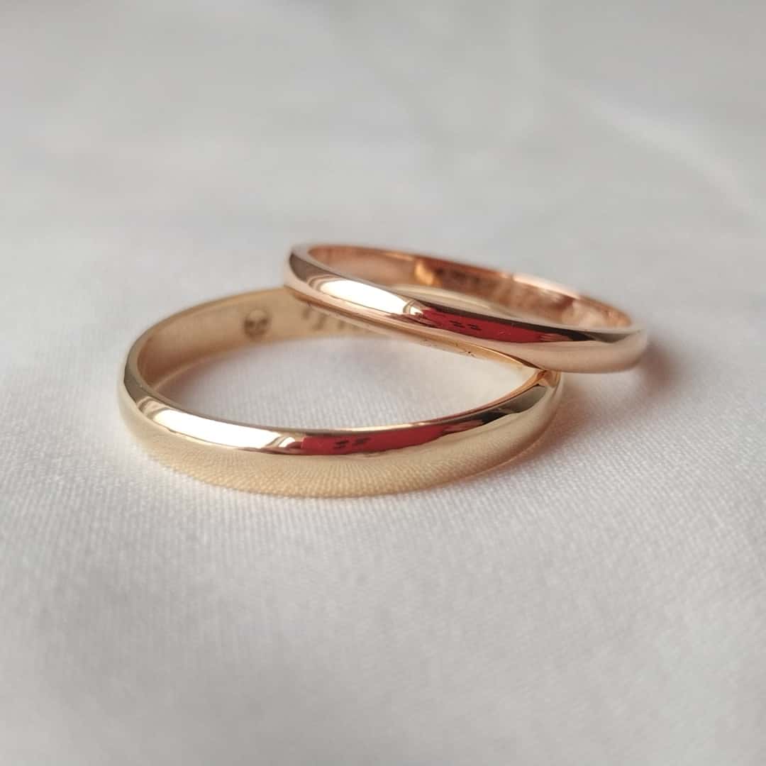 Argolla minimalista en oro de 18k ley 750 Jewelry Reparaciones