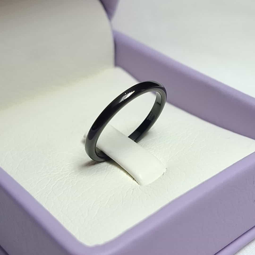 Anillo de Tungsteno Negro